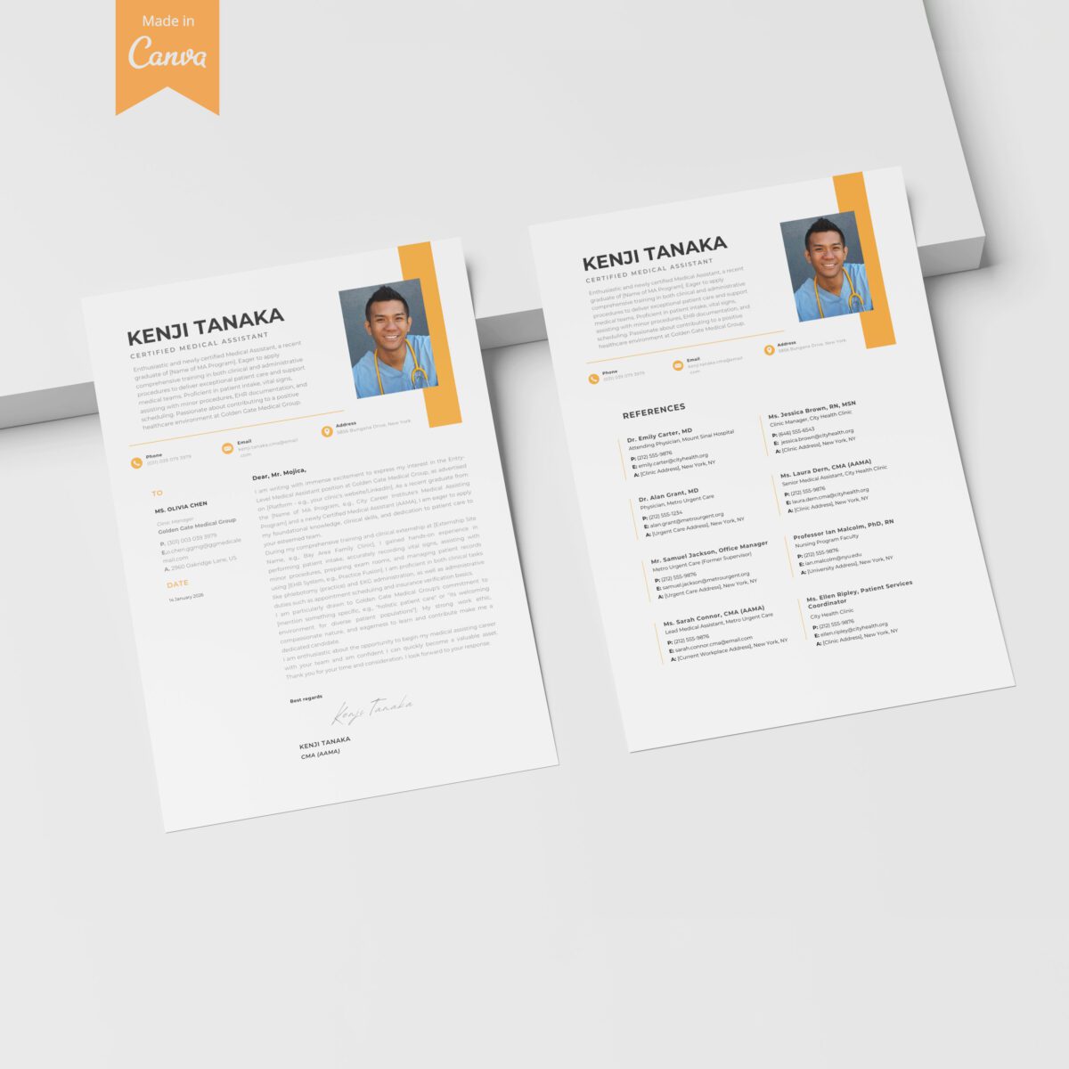 New Grad CMA Resume Template & Cover Letter | Entry-Level Kit-P15 - Image 7