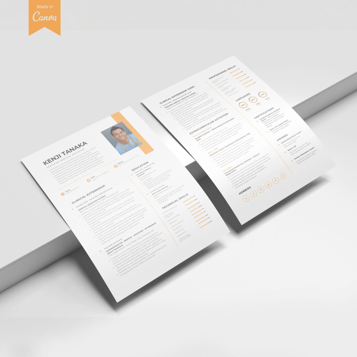 New Grad CMA Resume Template & Cover Letter | Entry-Level Kit-P15 - Image 8
